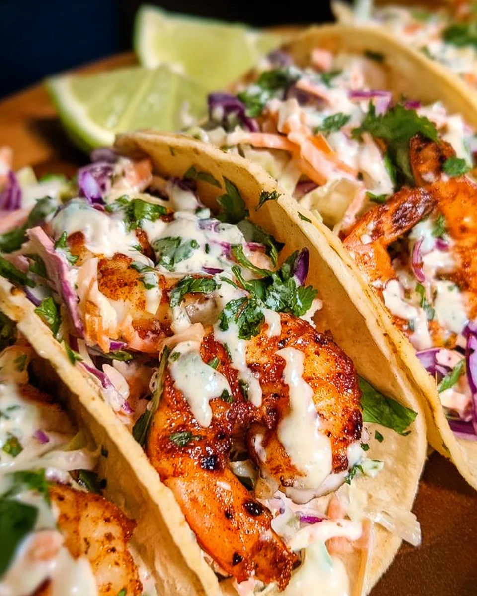 15 Minute Easy Shrimp Tacos Recipe