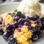 4 Ingredient Blueberry Cobbler