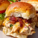 Bacon Ranch BBQ Chicken Sliders