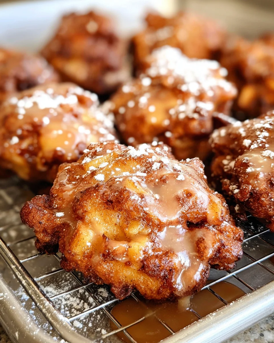 Baked Apple Fritters 21 Baked