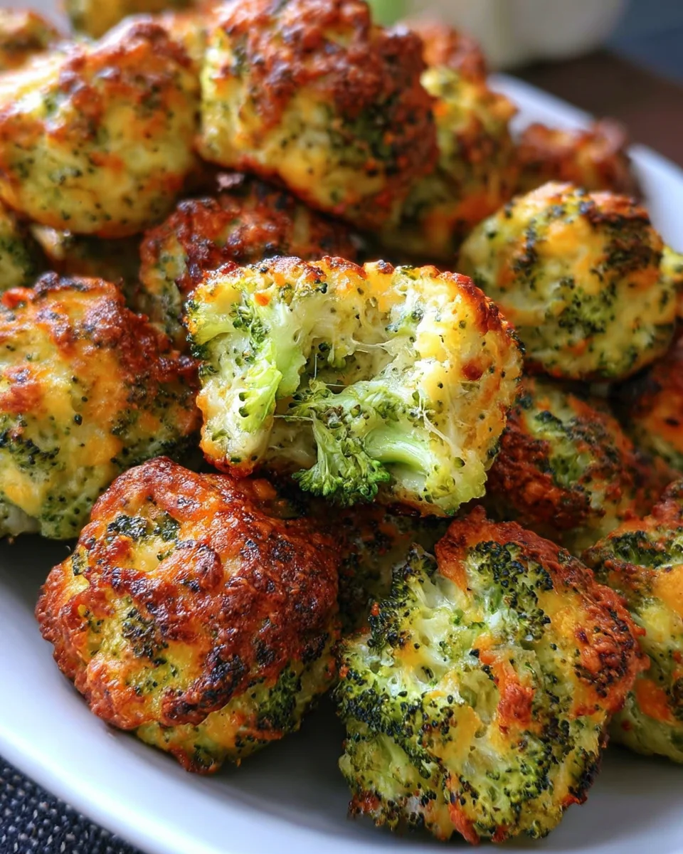 Baked Broccoli Cheese Balls