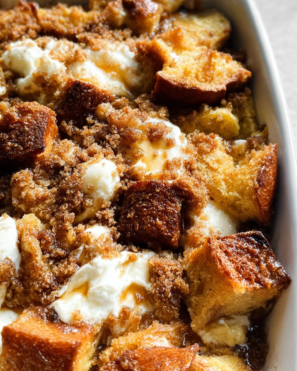 Baked Cream Cheese French Toast Casserole