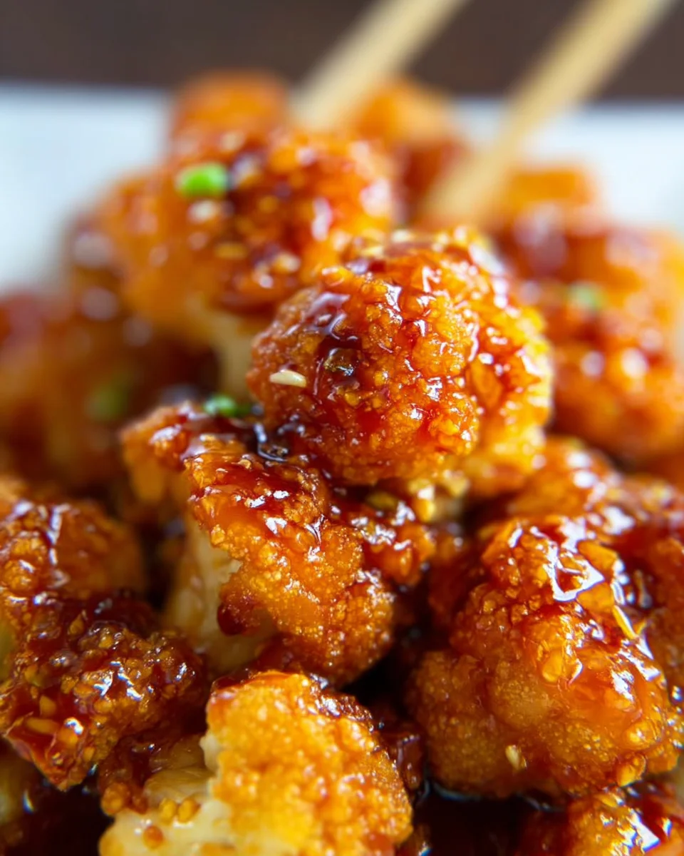 Baked Orange Cauliflower