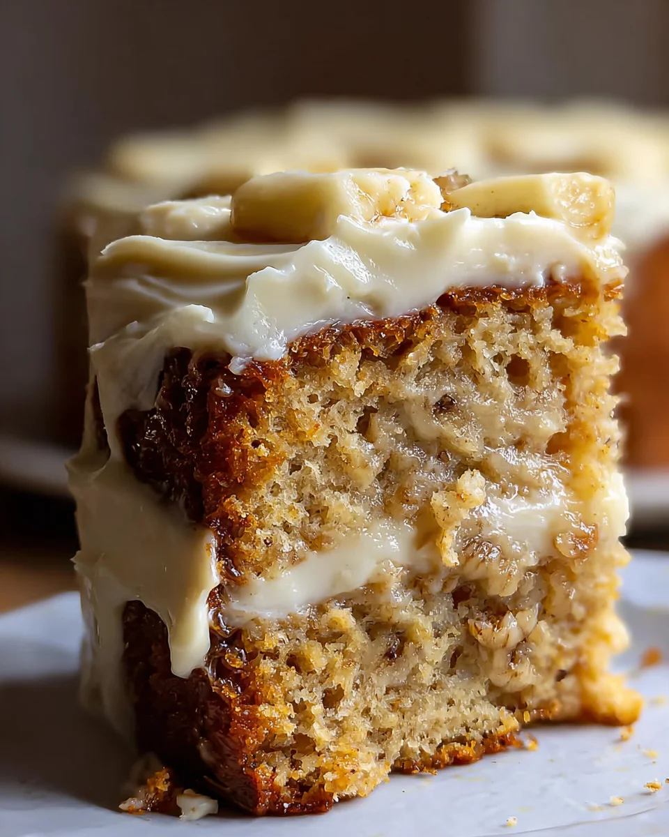 Banana Cake with Cream Cheese Frosting
