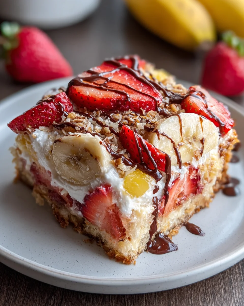 Banana Split Dump Cake Recipe