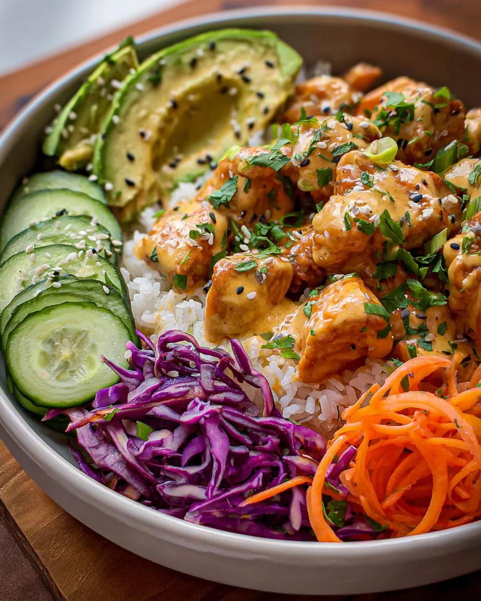 Bang Bang Chicken Bowl