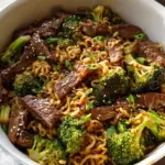 Beef and Broccoli Ramen Stir Fry