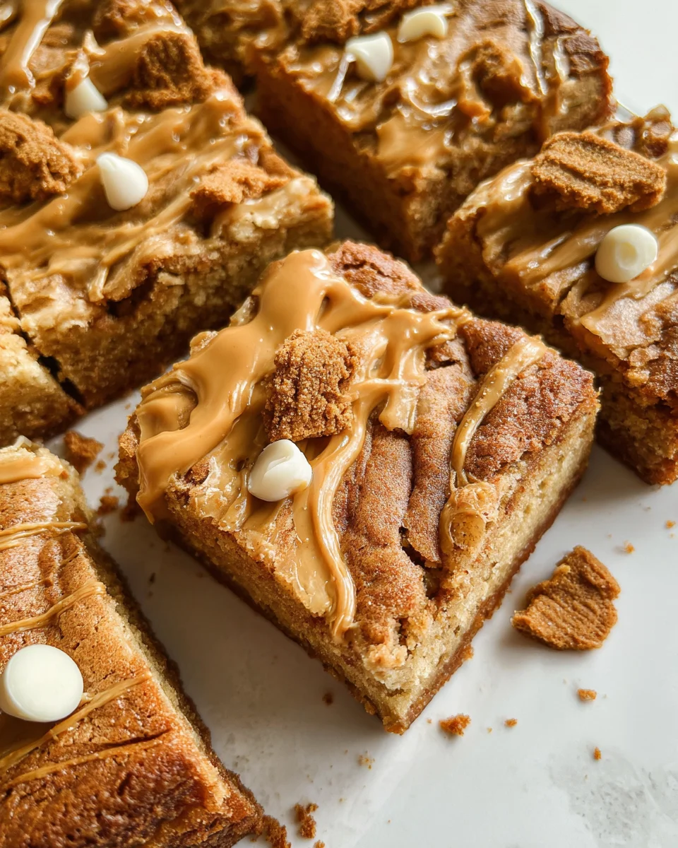 Biscoff Blondies