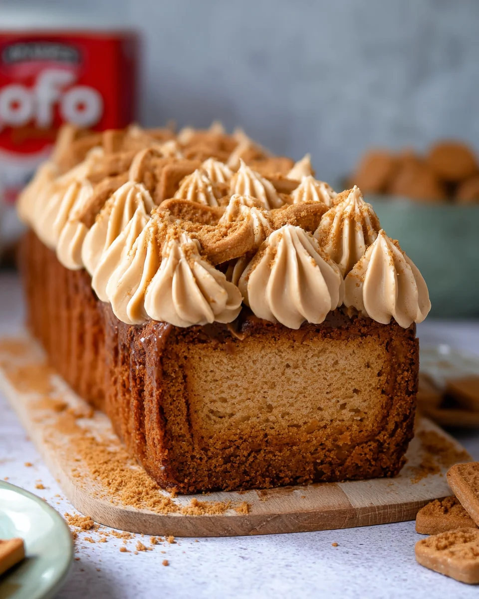 Biscoff Loaf Cake