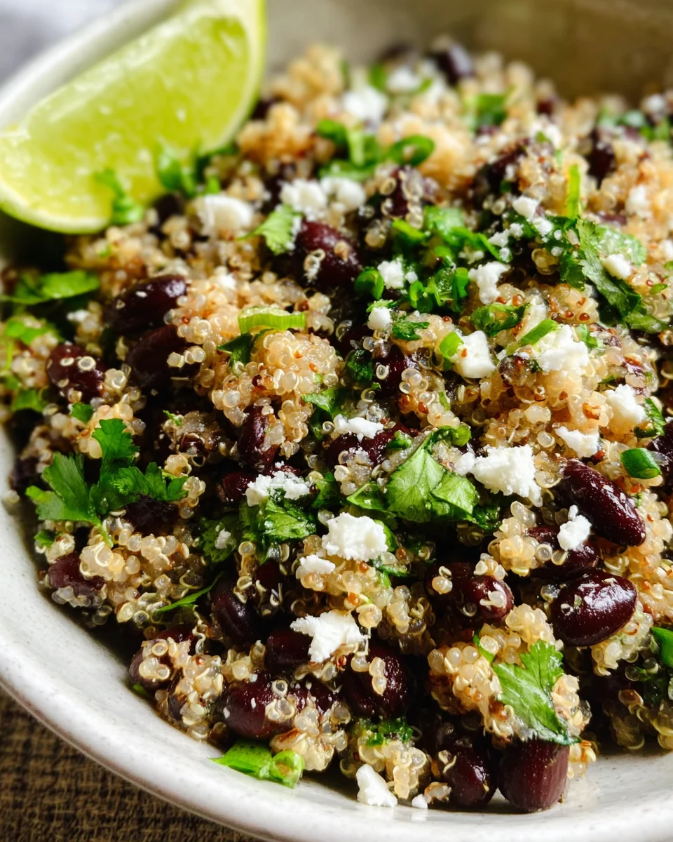 Black Bean Quinoa Salad Recipe