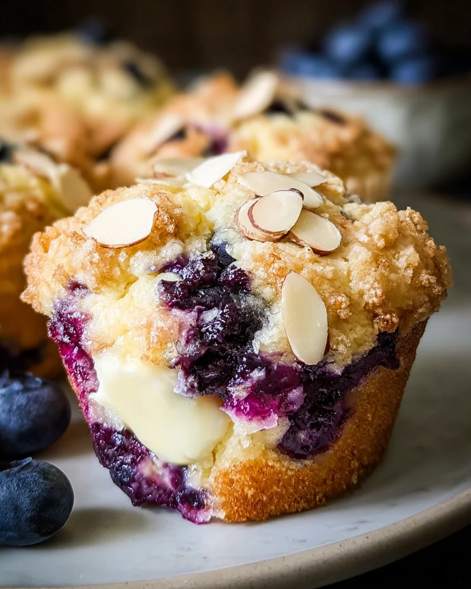 Blueberry Cream Cheese Muffins