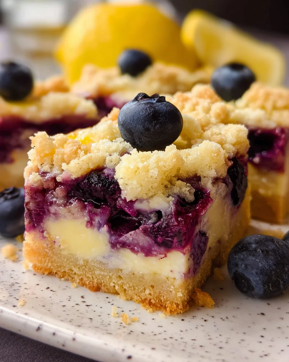 Blueberry Lemon Pie Bars