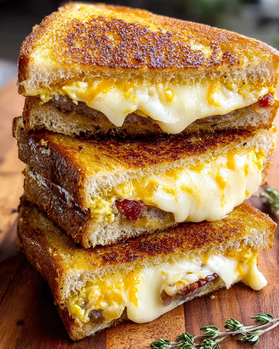 Breakfast Grilled Cheese