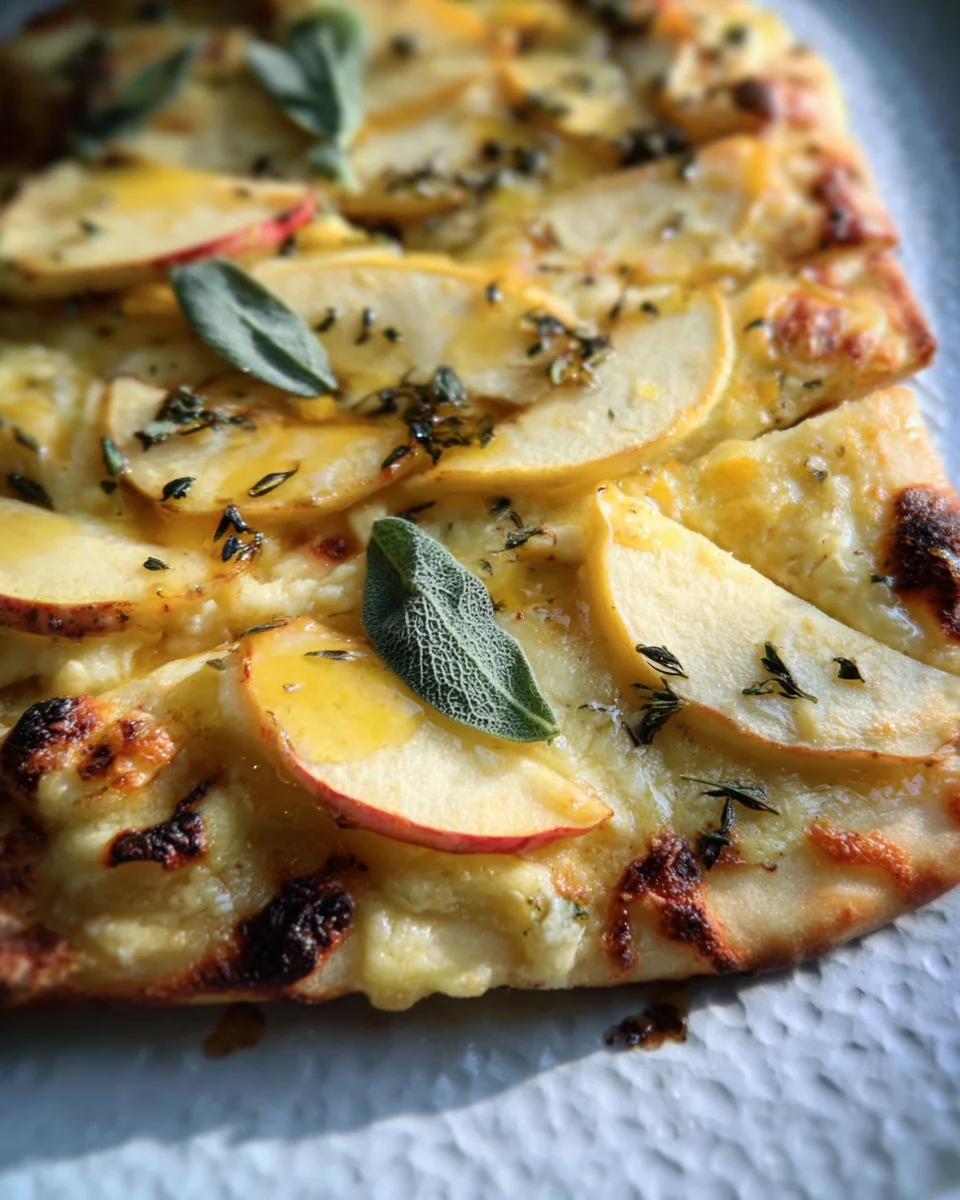 Brie and Apple Flatbread