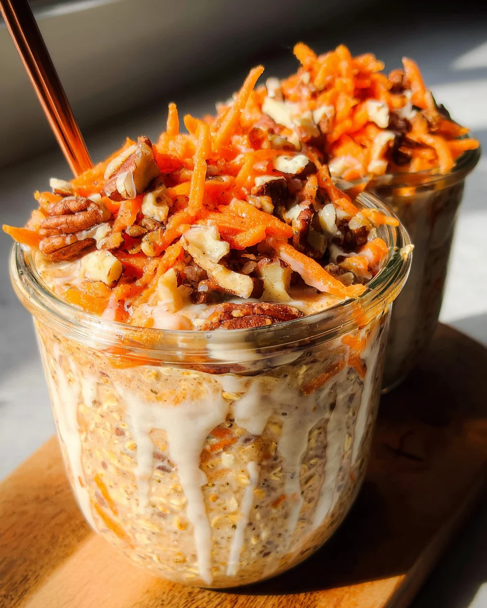 Carrot Cake Overnight Oats