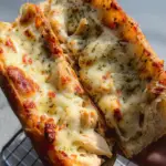 Cheesy Chicken Garlic Bread Sandwich