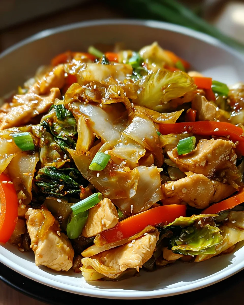 Chicken Cabbage Stir-Fry Recipe