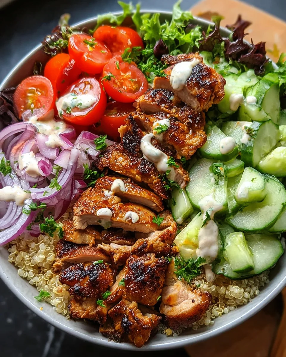 Chicken Shawarma Bowl Recipe
