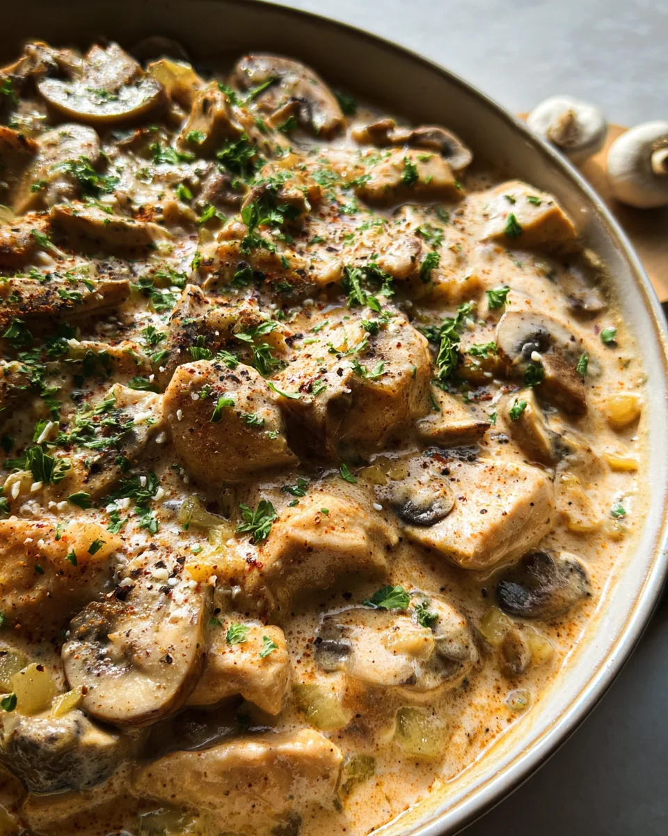 Chicken Stroganoff
