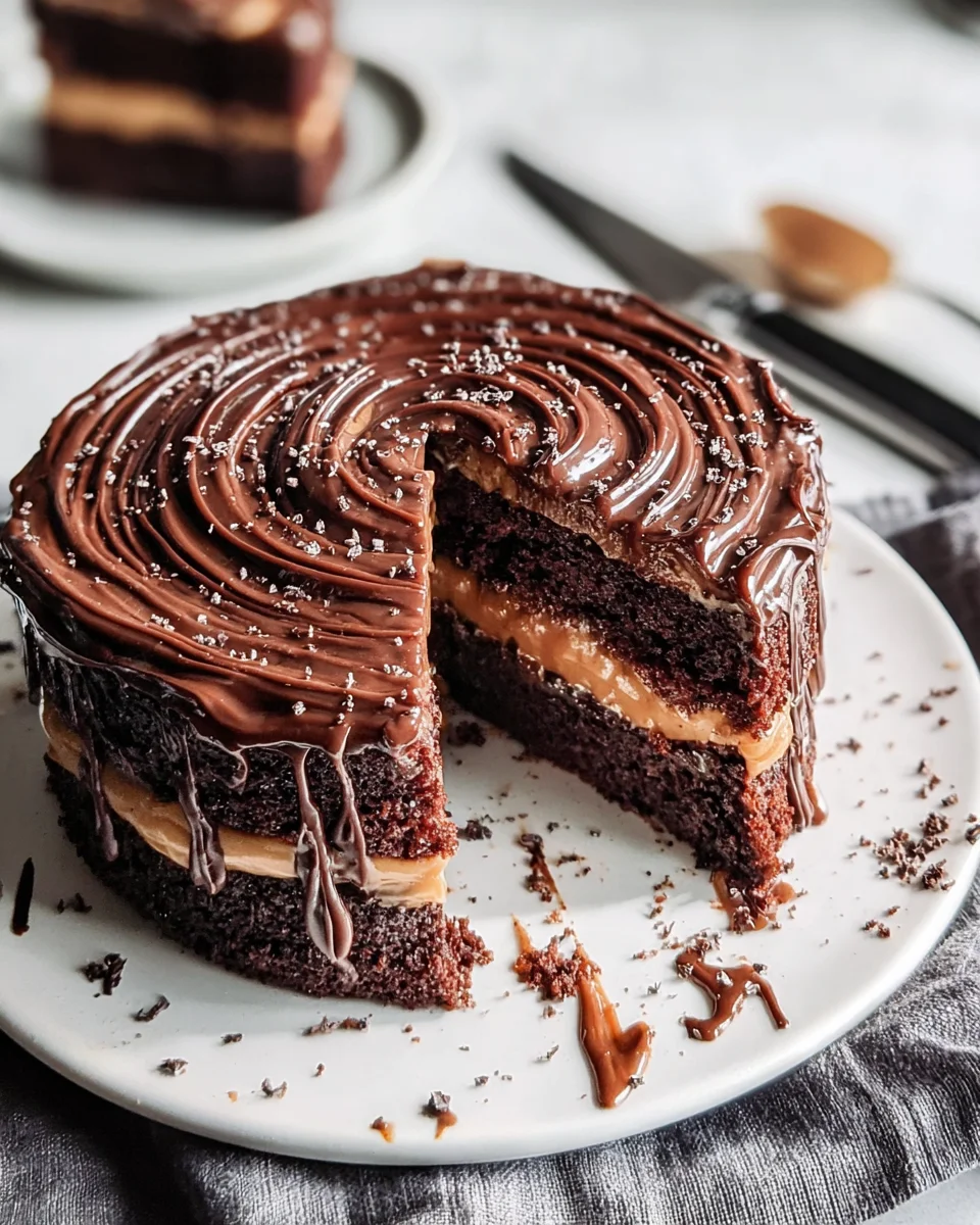 Chocolate Dulce de Leche Cake