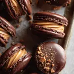 Chocolate Peanut Butter Macarons