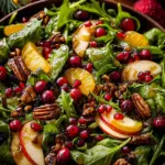 Christmas Salad with Honey Mustard Dressing