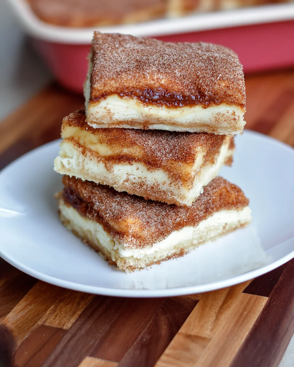 Churro Cheesecake Bars