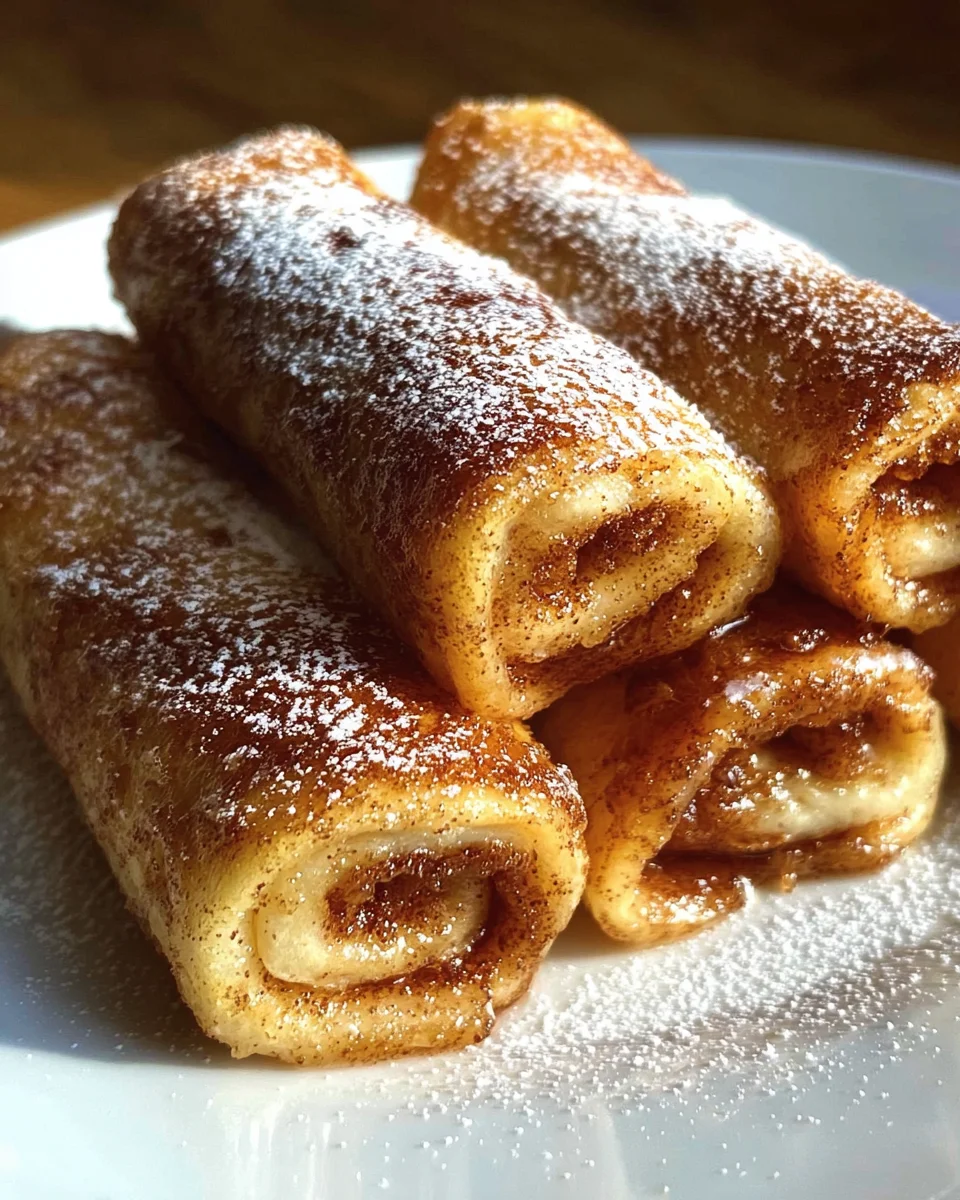 Cinnamon Roll French Toast Roll-Ups