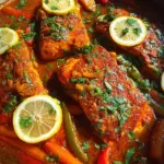 Classic Spicy Moroccan Fish in Rich Sauce