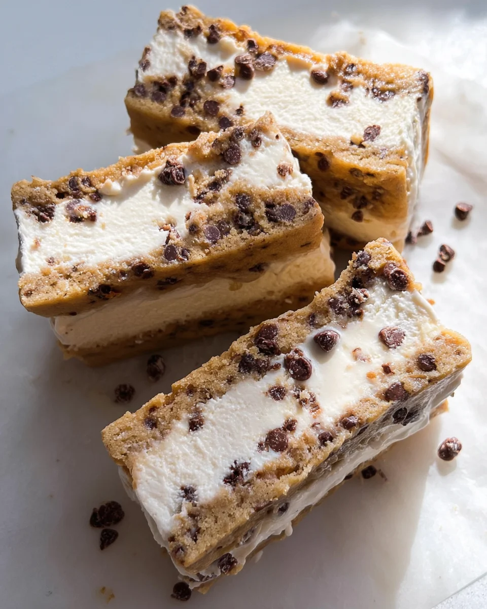 Cookie Dough Vegan Ice Cream Sandwiches (Easy + No-Bake!)