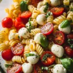 Creamy Caprese Pasta Salad