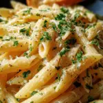 Creamy Garlic Penne Pasta