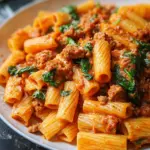 Creamy Sausage Rigatoni