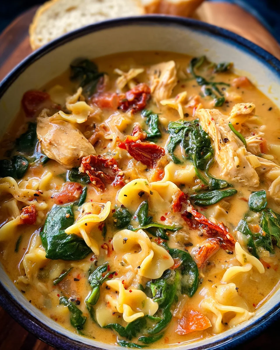 Creamy Tuscan Chicken Soup