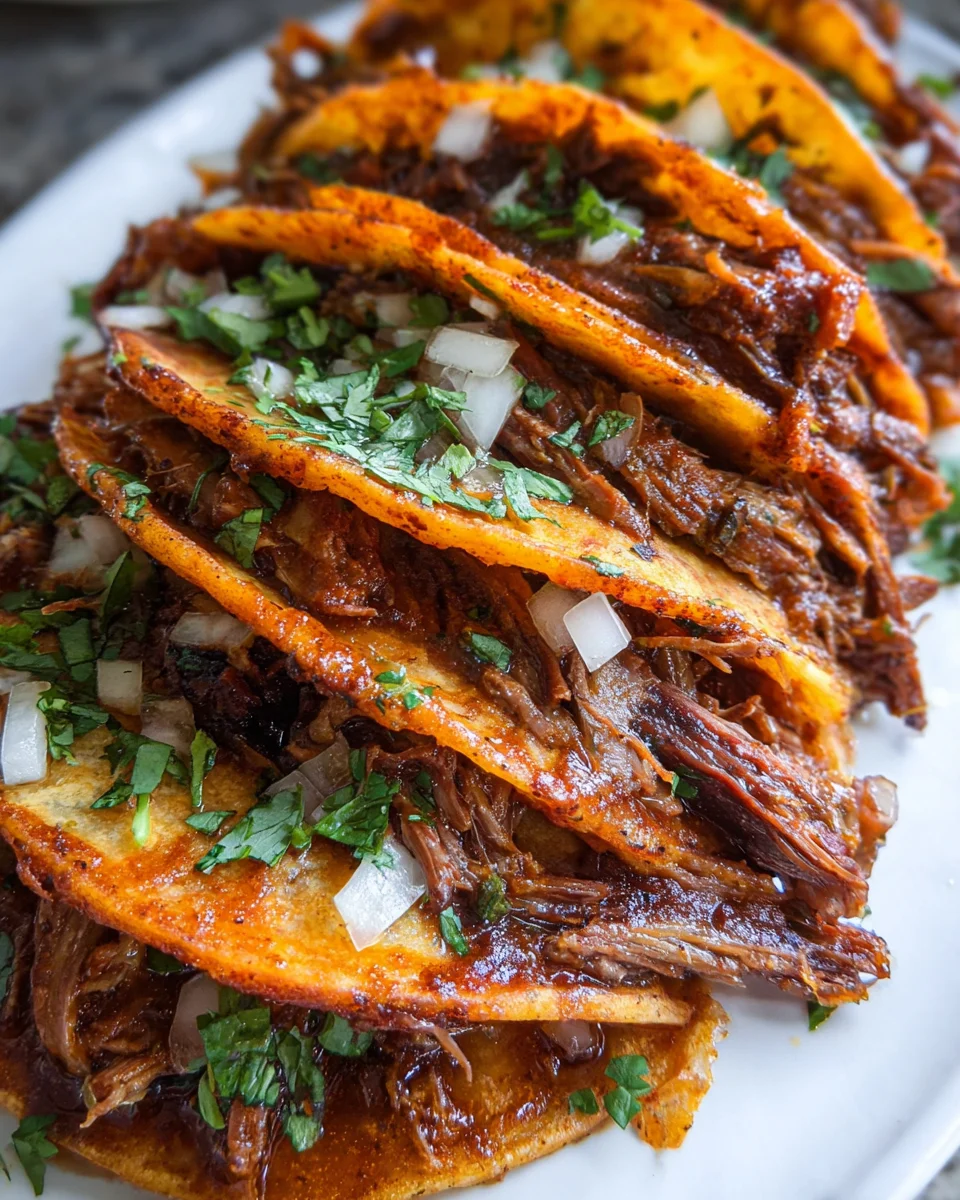 Crock Pot Birria Tacos