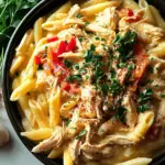 Crock Pot Creamy Cajun Chicken Pasta