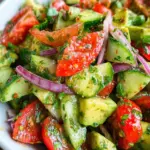 Cucumber Tomato Avocado Salad