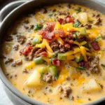 Easy Cheeseburger Soup