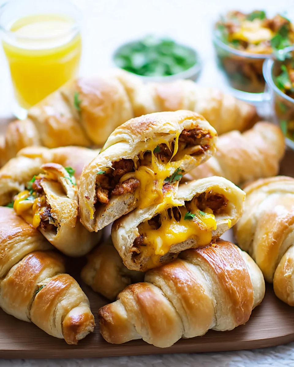 Easy Cheesy Chicken-Filled Crescents