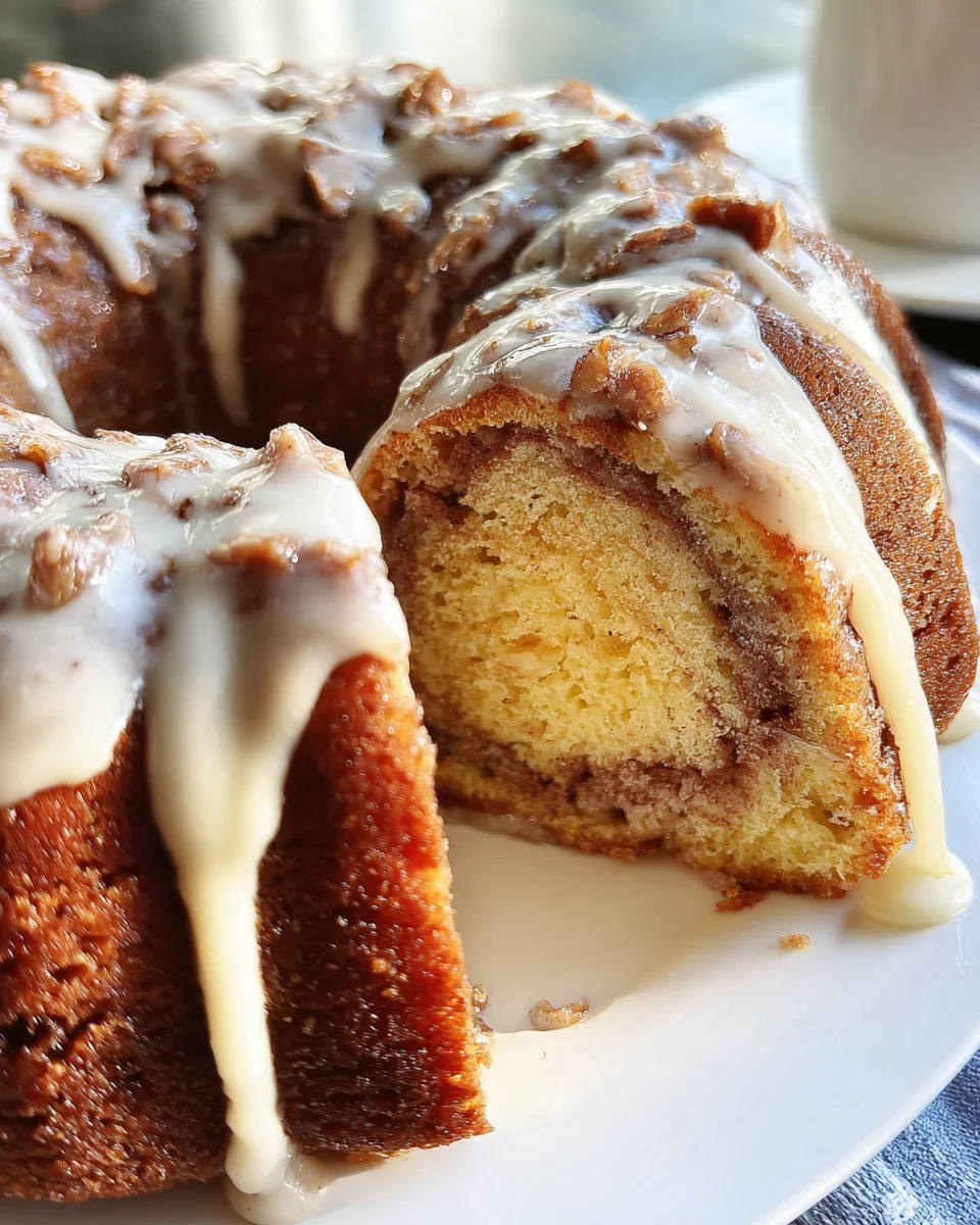 Easy Cinnamon Roll Bundt Cake