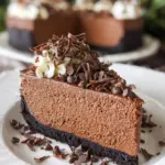 Easy No Bake Chocolate Cheesecake