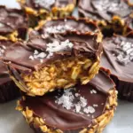 Easy No Bake Peanut Butter Oat Cups