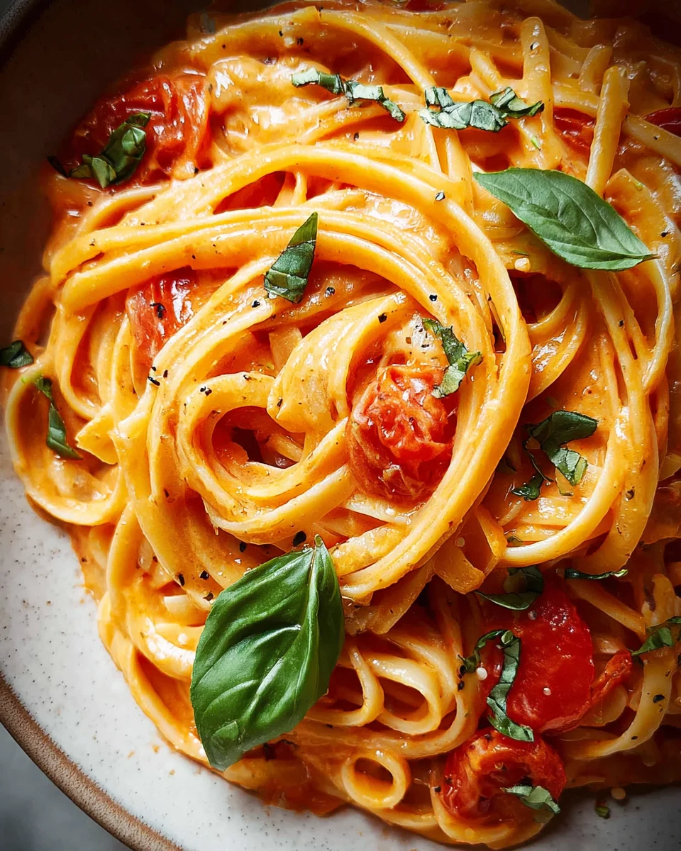 Easy One Pot Creamy Tomato Pasta