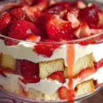 Easy Strawberry Trifle with Pound Cake