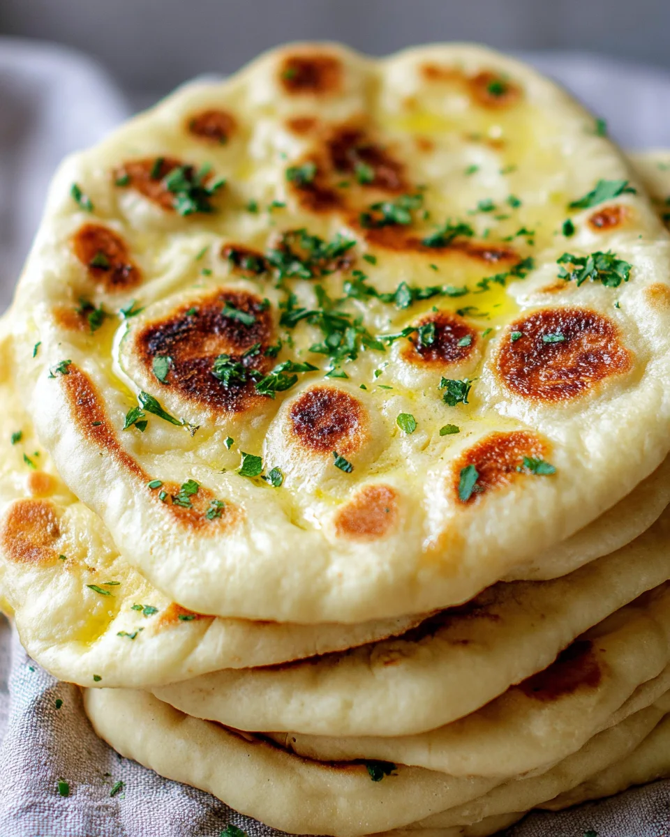 Easy Vegan Naan