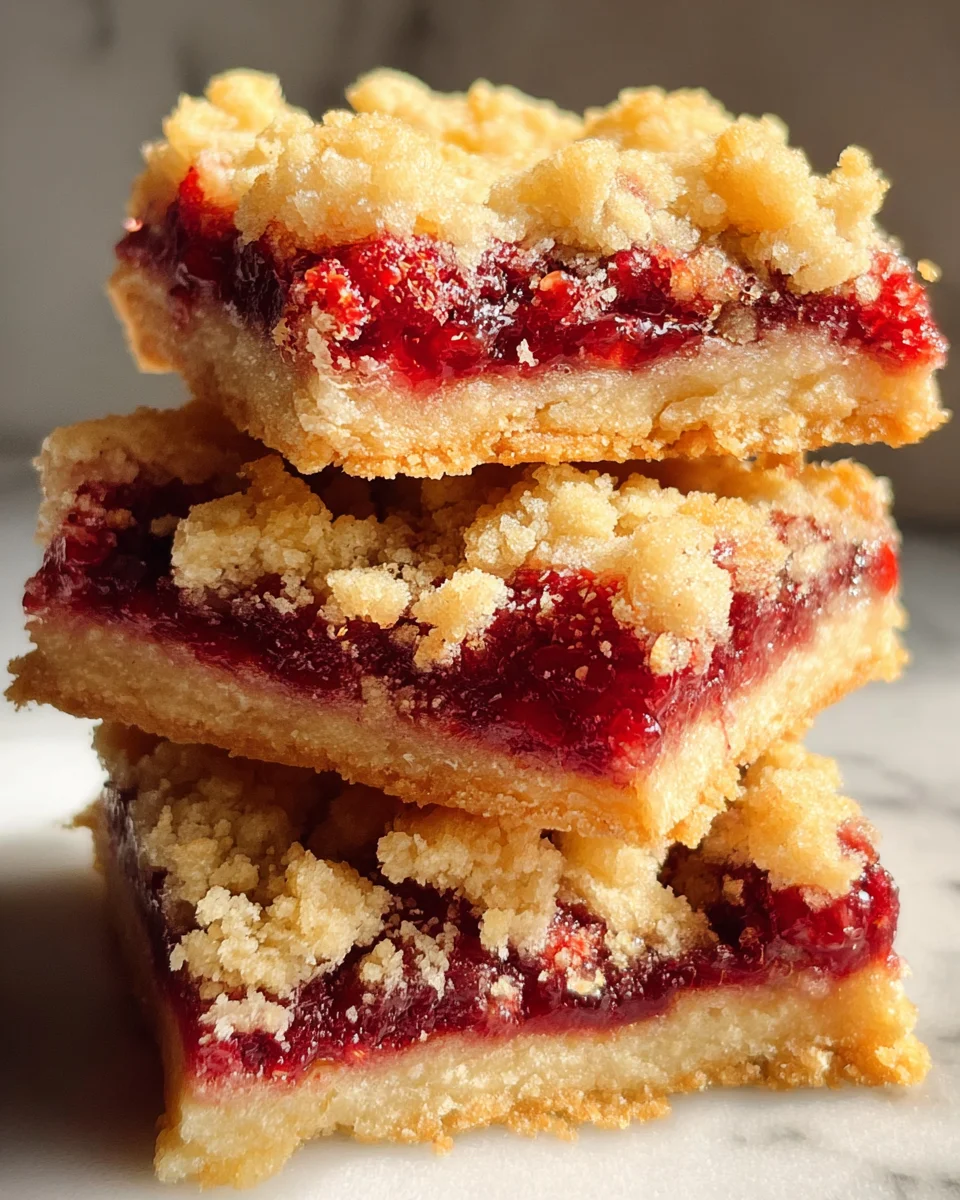 Fabulous Five Ingredient Raspberry Bars