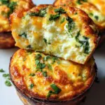 Fluffy Cottage Cheese Egg Muffins