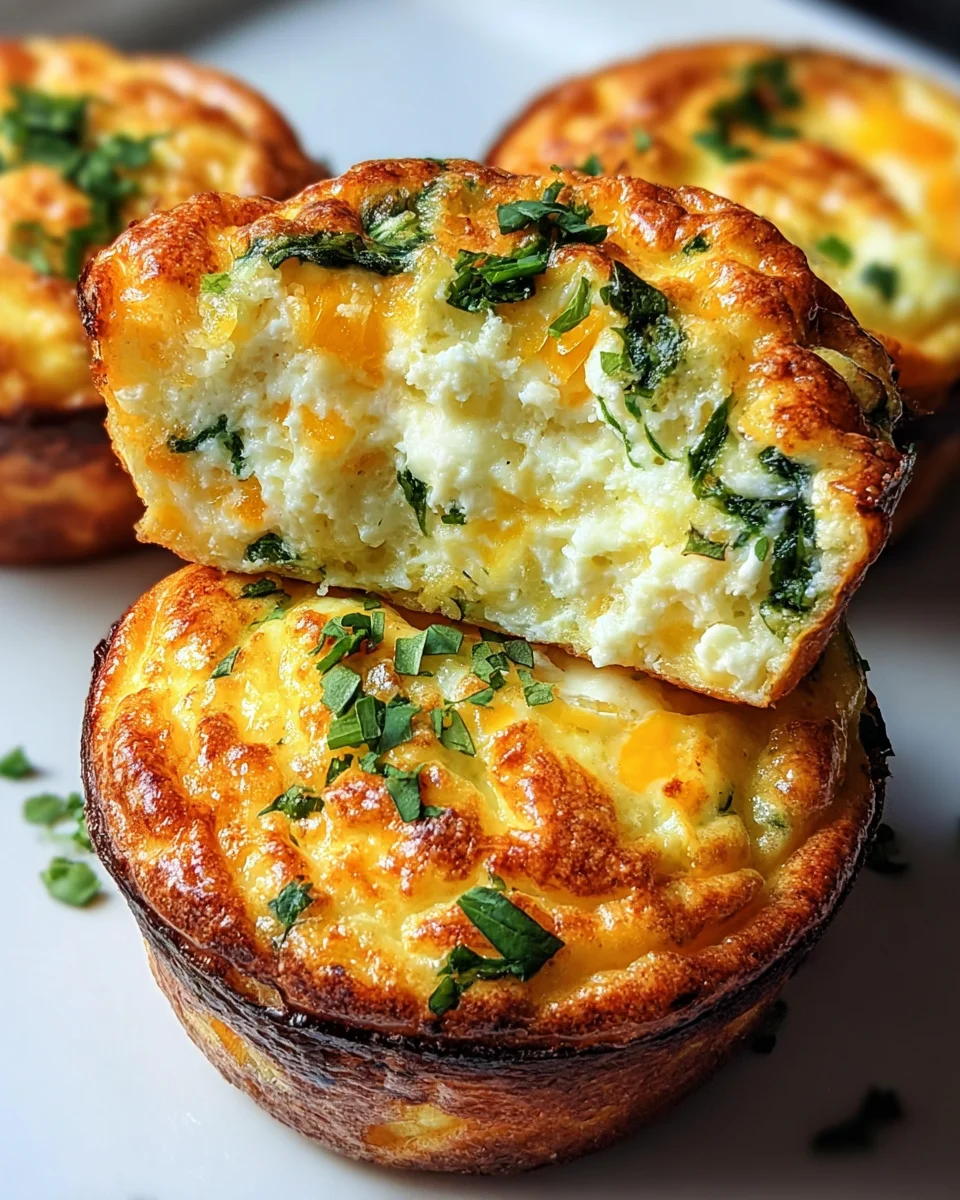 Fluffy Cottage Cheese Egg Muffins