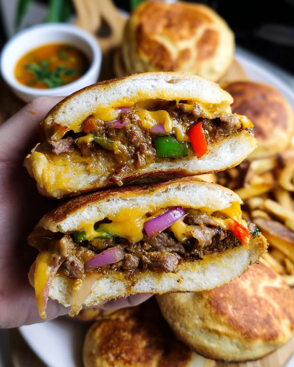 Fluffy Pan Bread With Beef