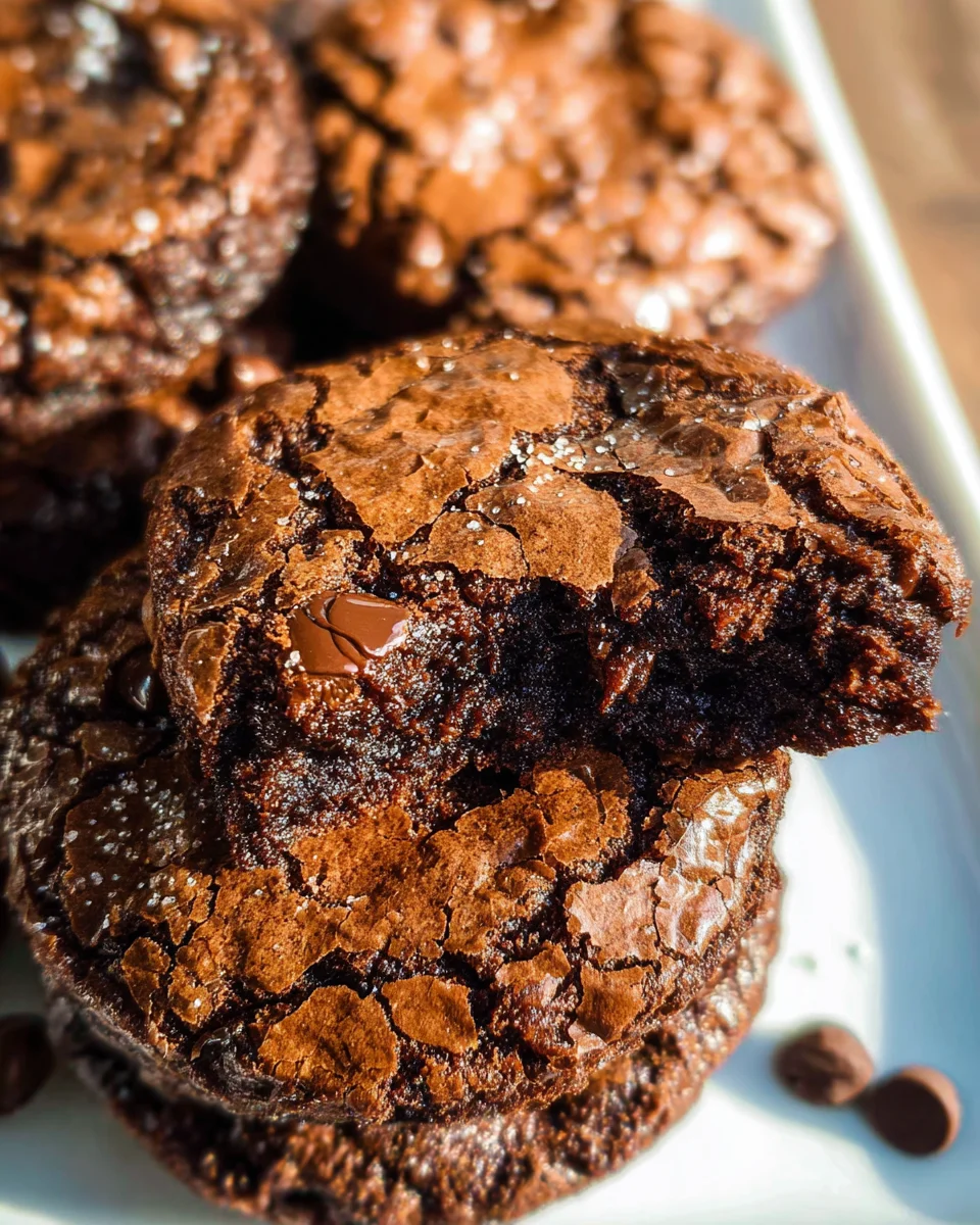 Fudgy Chewy Browkies (Brookies)